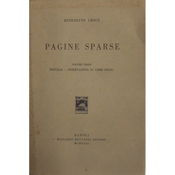 PAGINE SPARSE VOL. 3